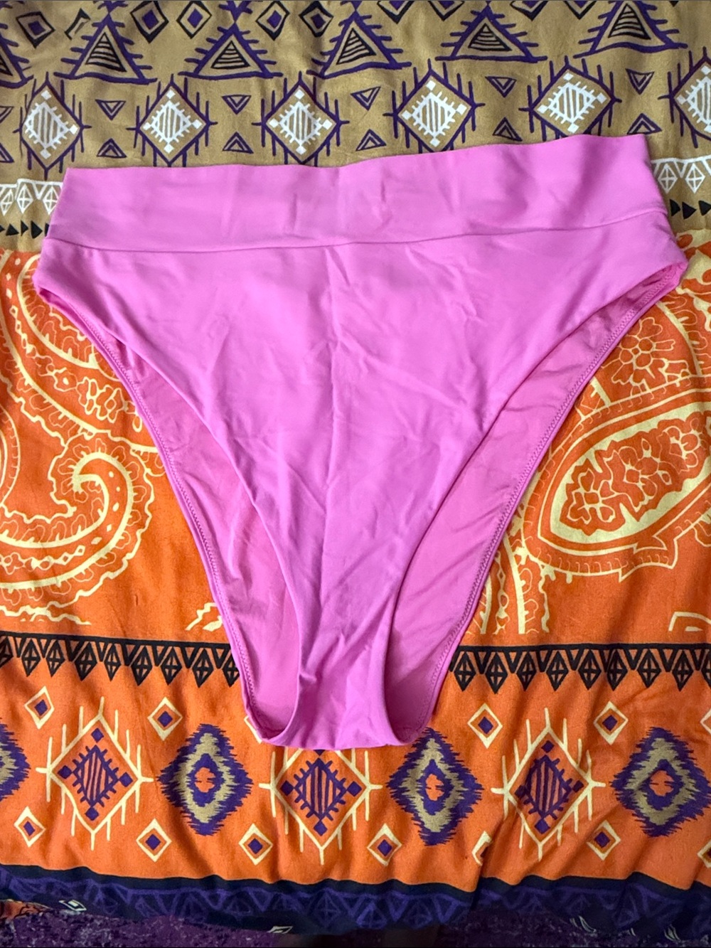 Aerie Pink High Cut Cheekie Bottoms - XXL